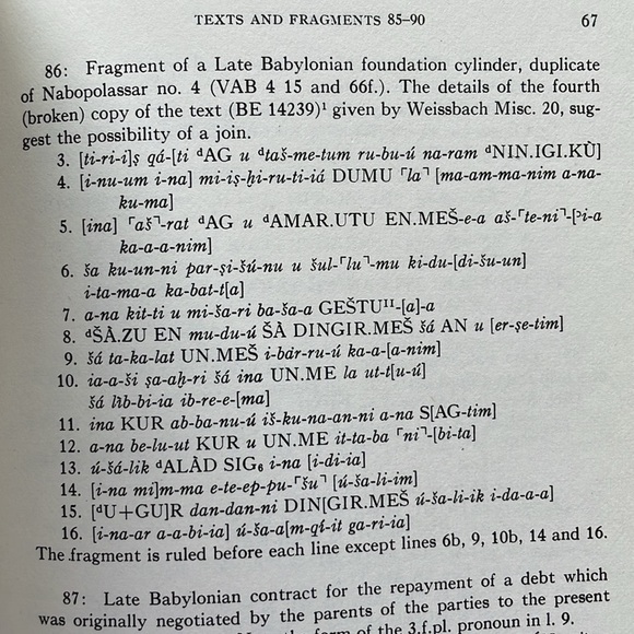 Journal of Cuneiform Studies, Volume XXVI, January 1974, Number 1 - Picture 9 of 9